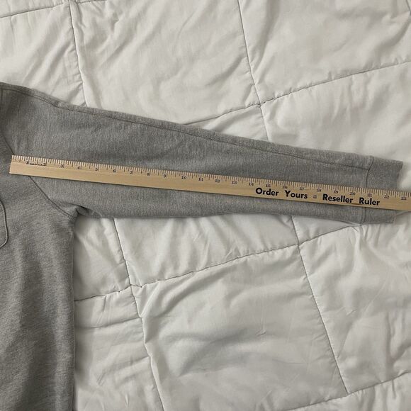 Flint and Tinder Henley Sweater Mens Medium Heather Gray Pocket Outdoor Comfort - Picture 7 of 7